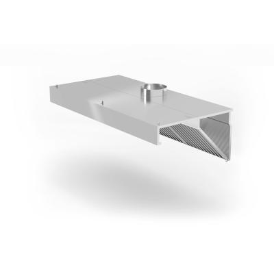 Nástěnná digestoř, úhlová, HENDI, Profi Line, s LED osvětlením, 1200x700x(H)450mm | 229316